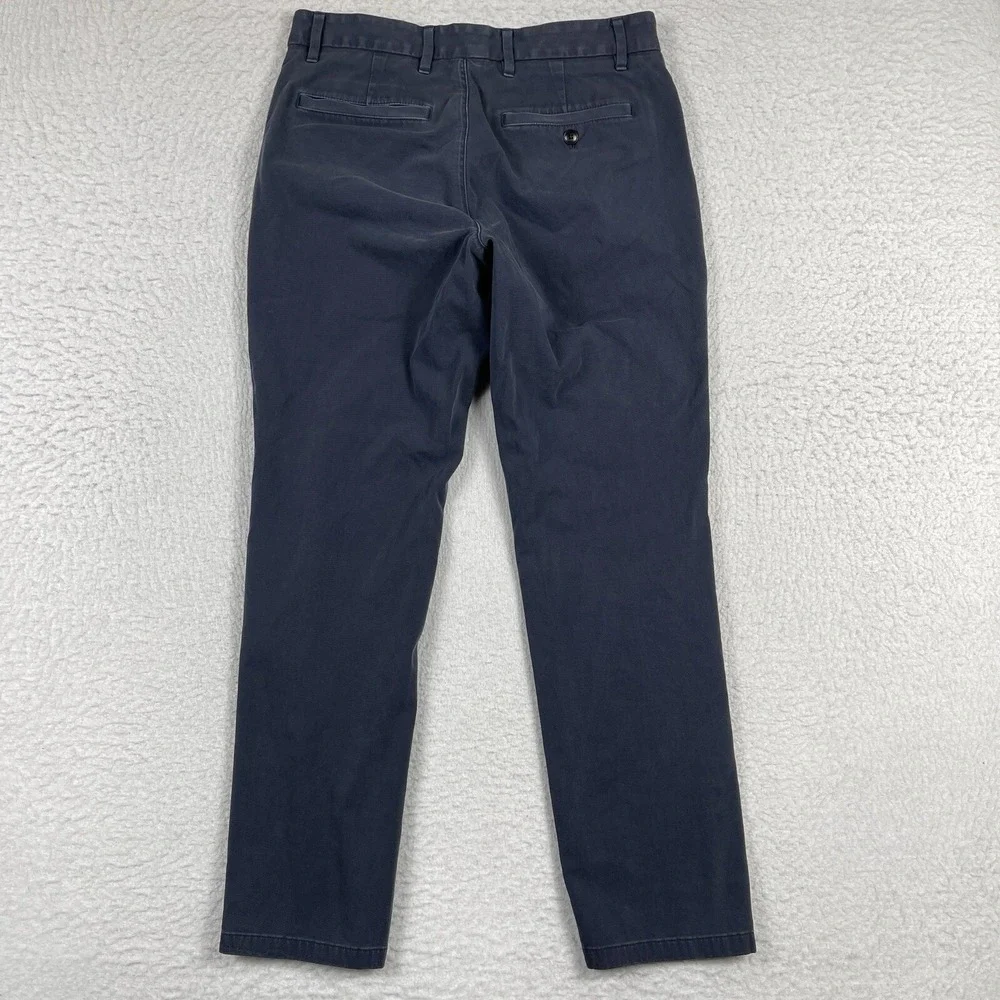 Everlane Pants Mens 30x28 (Actual 29x26.5) Blue Uniform Slim Fit Minimalist Work